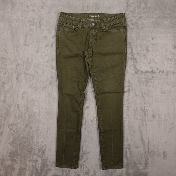 Prana Kara jean fitted low rise women's 4/27 cargo green - Picture 1 of 12